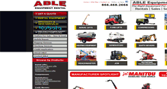 Desktop Screenshot of ableequipment.com